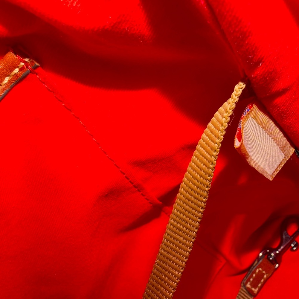 Dooney & Bourke Lizard-Embossed Leather Hobo With Handmade Bag Necklace Chain - Picture 9 of 12